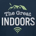 thumbnail image 3 of Teelocity The Great Indoors Graphic T-Shirt (Medium - Standard Fit, Navy), 3 of 4