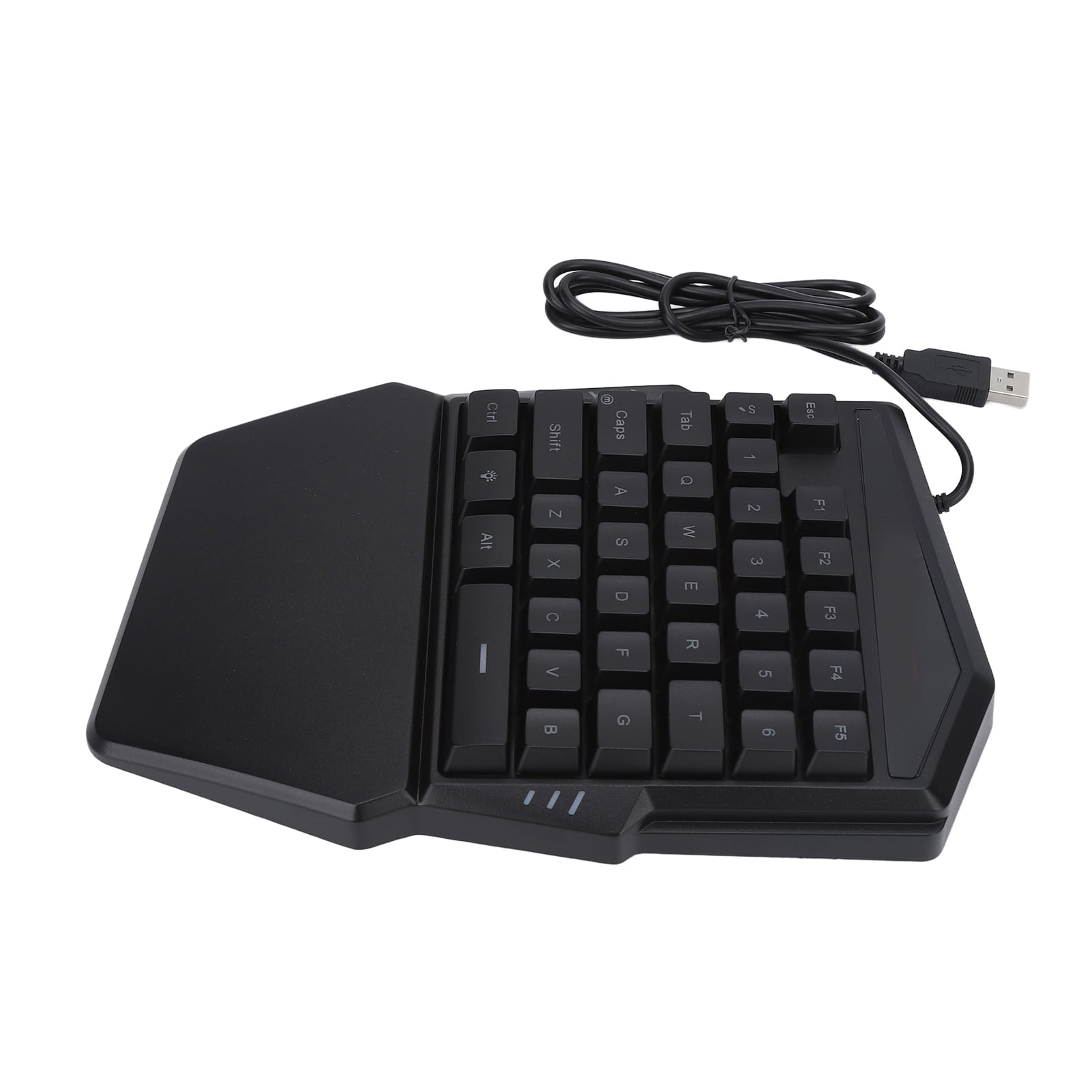Mini?Half?Keyboard, Ergonomic RGB?Backlit One?Handed?Gaming?Keyboard