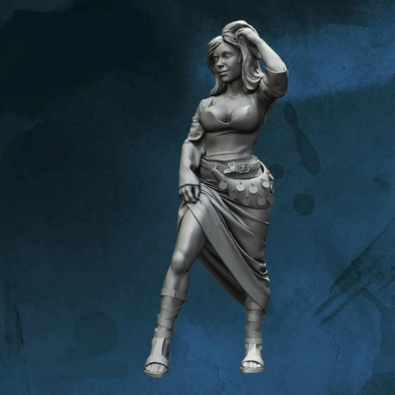 Lady of the Evening Figure Kit 28mm Heroic Scale Miniature Unpainted First Legion