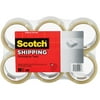 Scotch Lightweight Shipping/Packaging Tape, Clear, 6 / Pack (Quantity)