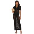 thumbnail image 1 of Solid & Striped The Leigh Robe Polo en Maille, Noir, Moyen, 1 of 1