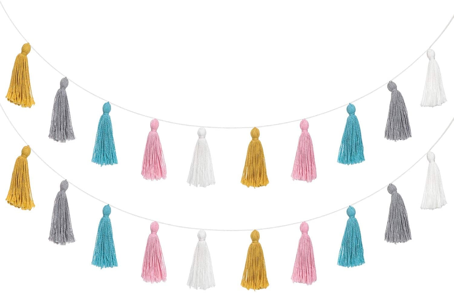 Tassels Garland Bunting  Multi Colours Birthday Party Christmas Home Decorations