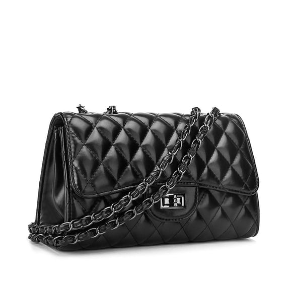 IELGY women's shoulder bag, fashion diamond chain handbag