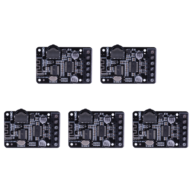 Amplificador Digital Placa Compatible Con Dientes Doble Canal para Audio Estéreo Azul