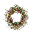 thumbnail image 4 of Abbracc Couronne de Pâques Ronde avec des Oeufs Pastel Porte avant Ressort Pendentif Fleur Artificielle A, 4 of 9