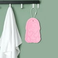 thumbnail image 5 of Unique Bargains 1 Pc Cute Penguins Pattern Bath Sponge Body Scrubber Pink, 5 of 6