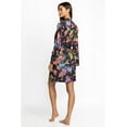 thumbnail image 4 of Johnny Was Women Sognatore Nero's Sleep Robe Long Sleeve Self Tie Belt Multi Floral New, 4 of 4