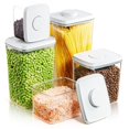 thumbnail image 1 of Recipientes de almacenamiento de alimentos Tourdeus con tapa desplegable, paquete de 5, 1 of 7