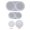 D, variant on Coin Capsule Resin Mold Plastic Coin Holder Silicone Mold Clear Storage Case