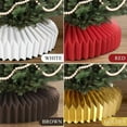 thumbnail image 7 of Guvpev 26 Inch Honeycomb Christmas Tree Collar,Foldable Paper Christmas Tree Ring Modern Tree Base Cover Basket Skirt Collars for Artificial Trees Christmas Holiday Home Decoration(White), 7 of 7