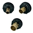 thumbnail image 1 of Adaptador de tubo de agua Sunnimix 3x IBC 1000L 1/2 '' 1 '' 3/4 '', 1 of 8