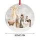 thumbnail image 3 of Fiudx Colgante Navideño de Acrílico con Temática de Nacimiento Religiosa, Diseño Artístico Que Refleja La Luz, Fácil de Colgar, Adorno para Árbol de Navidad, Duradero, Decoración Multiusos, Recuerdo, 3 of 7