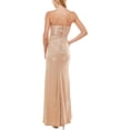 thumbnail image 2 of City Studio Womens Juniors Glitter Long Evening Dress, 2 of 2