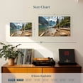 thumbnail image 3 of Elephant Stock Moraine Lake Waterfront Wall Art - Horizontal Multi Panel Canvas - Living Room Wall Decor - Nature Multi Panel - Gray And Brown Decor - 23" x 14", 3 of 4