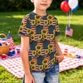 thumbnail image 6 of CCRFTGI 250th Anniversary Usa Shirt for Kids Boys Girls Size 10-12 Patriotic 4th Of July Cute Tops American Flag Butterfly Outfits Red White and Blue Summer Shirts 1776 Tee Tops Yellow 11-12 Years, 6 of 7
