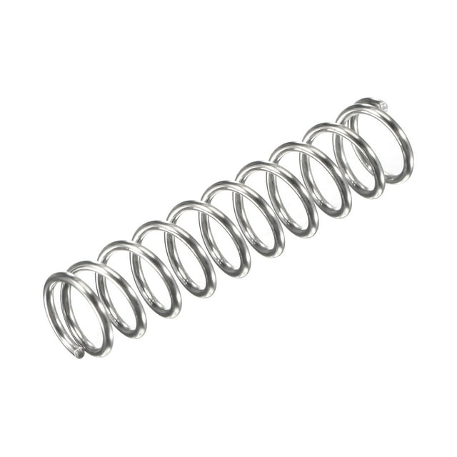Unique Bargains Ressort de Compression en Acier Inoxydable 304 7mmx0.8mmx30mm Capacité de Charge 17.2N, 30 Pcs