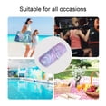 thumbnail image 5 of 2 Pack Wet Dry Bags,Ethereal Starry Leaves Waterproof Reusable Dual Zipper Bags for Swimwear, Gym Clothes, Toiletries, Baby Diapers, 5 of 8