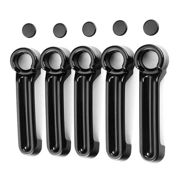 Baohd 1/2/3 5pieces Practical Door Handle Cover Durable Fitment For Needs Easy To Door Handle Decorative Cover black 1 Pc