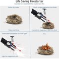 thumbnail image 2 of 4 Pack Survival Paracord Bracelet - Tactical Emergency Gear Kit with SOS LED Light, 550, 2 of 8