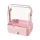 thumbnail image 5 of Organizador de almacenamiento de maquillaje con cajón, cubierta a prueba de polvo, soporte de maquillaje, organizador de cuidado de la piel, estuche Cajón individual rosa, 5 of 8