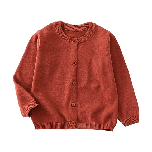 Karoyedx Toddler Baby Girl Boy Knit Football Sweater Long Sleeve Sweasthirt Fall Winter Clothes Football Outfit Brick Red Size,2-3 Years