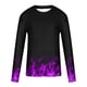thumbnail image 4 of Blusas y camisas de manga larga con cuello redondo para hombre, blusas casuales de cuello redondo y manga larga, camisetas estampadas, blusas para hombre, 4 of 5