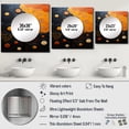 thumbnail image 4 of Designart "Tribes Sacred African Patterns IV" African Tribes Orange Large Square Mirror - Square Bedroom Mirror Printed Wall Decor - Global Square Printed Wall Mirror Art, 4 of 5
