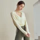 thumbnail image 3 of Traje de yoga de alta gama para mujer, otoño/invierno, mangas largas, entrenamiento, running, pilates, fitness, alto valor estético, 3 of 4