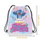thumbnail image 3 of Disney-Bolsa de Anime Stitch con cordón para niños y niñas, bolsa de regalo de Lilo & Stitch para fiesta de cumpleaños, suministros para baby shower, 5/10 piezas, 3 of 5