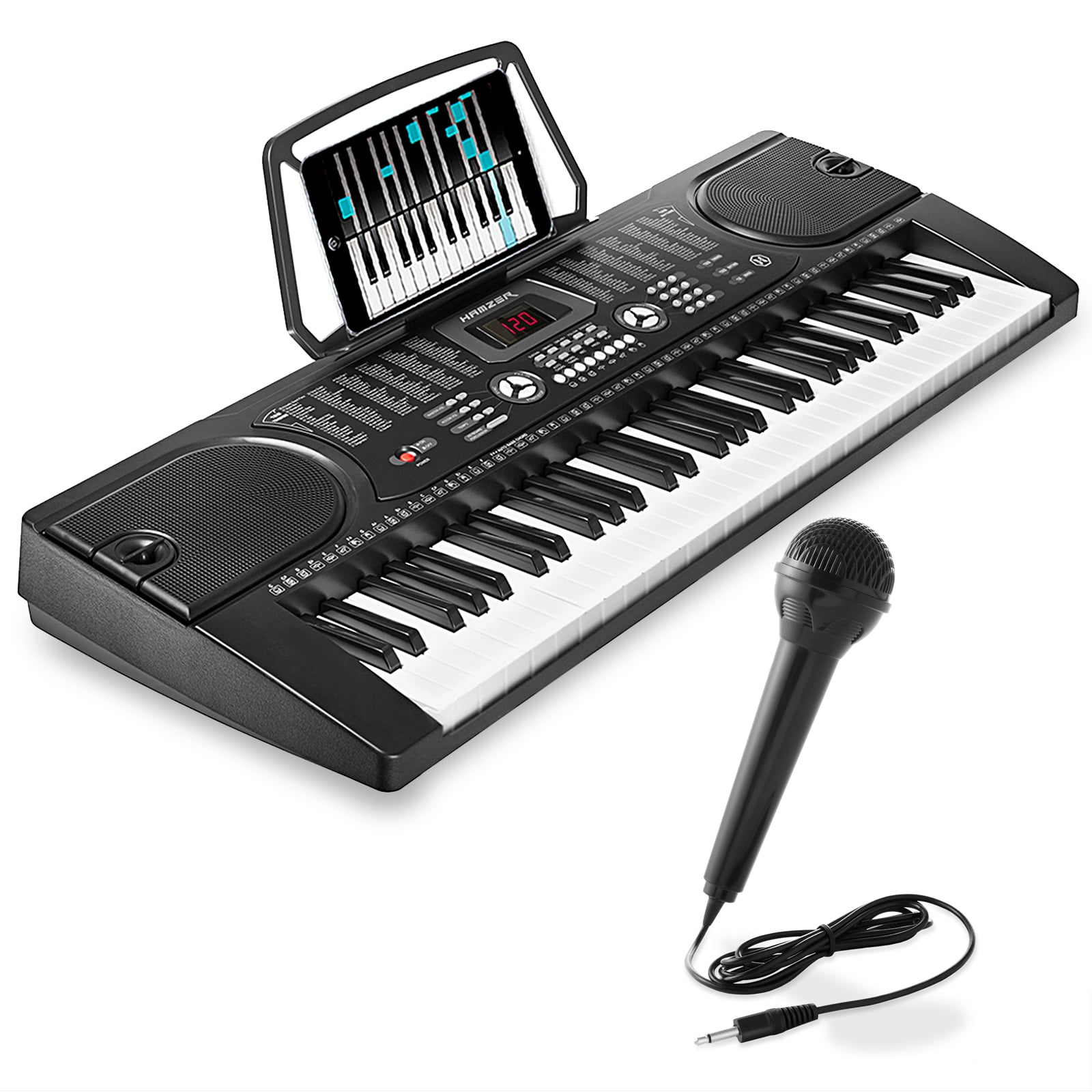 Hamzer 61Key Digital Music Piano Keyboard Portable Electronic