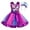 j-922Purple162, variant on MEZZALL Kids Sparkling Dress And Headband Girls Sequin Party Outfit For Performances Fashionable Children Clothes Sets
