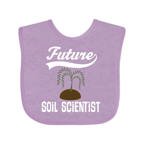 Inktastic Future Soil Scientist Boys or Girls Baby Bib