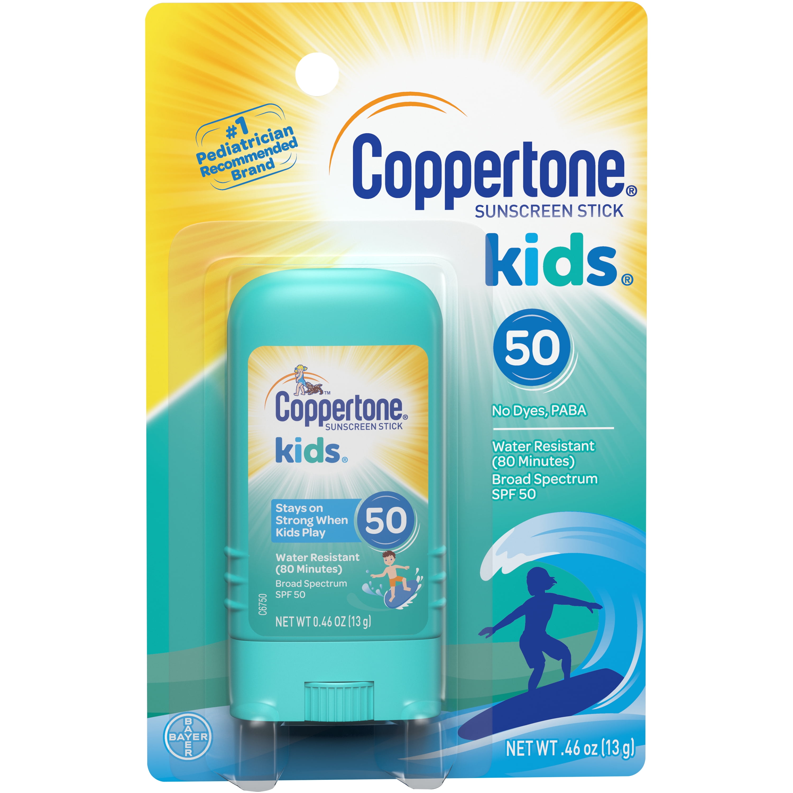 coppertone kids sunscreen stick