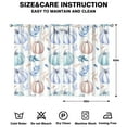 thumbnail image 2 of Farmhouse Autumn Harvest Tier Curtains Set of 2 - Plaid Pumpkins & Sunflower Design, 42x63 Inch, 2 of 2
