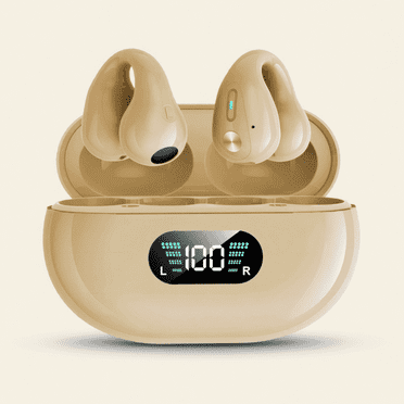 New Wireless Ear Clip Headphones, Open Ear Headphones, Mini Headphones, Bluetooth 5.3 Sports Waterproof Headphones Wireless Earbuds Sports Earphones