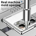 thumbnail image 5 of Dteck for Samsung Galaxy Z Fold 6 Case with S Pen Holder & Stylus, Luxury Leather Case Replacement Hinge Protection Cover Built in Screen Protector Protective Shell for Galaxy Z Fold 6 ,Silver, 5 of 9