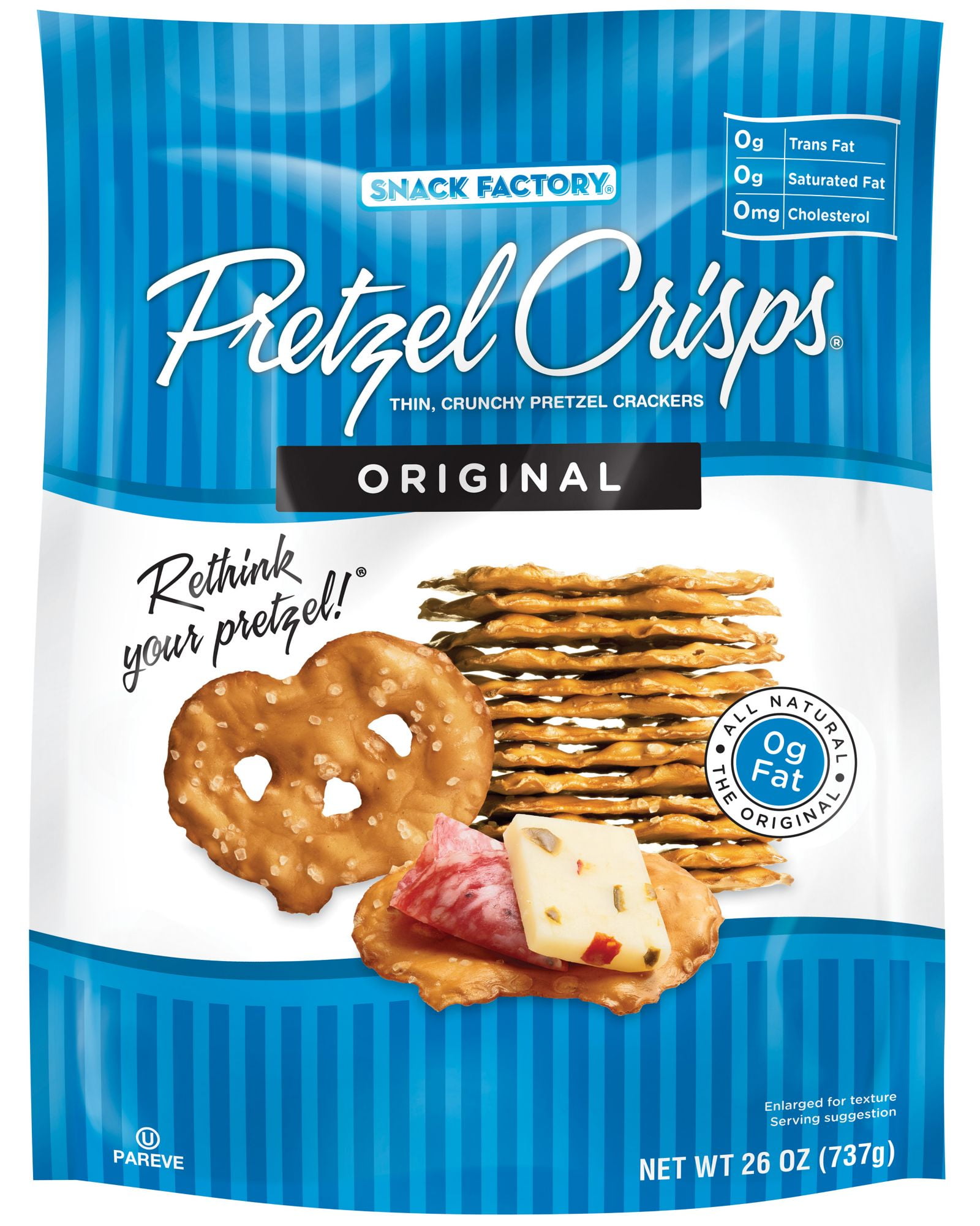 Snack Factory Pretzel Crisps 26 oz
