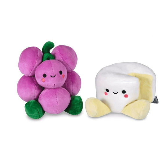 Hallmark Better Together Grapes and Cheese Magnetic Plush, 5.75 New With Tag