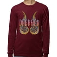 thumbnail image 2 of Wings Dreamer Long Sleeve Shirt Unisex Small Maroon, 2 of 5