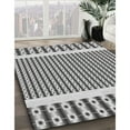 thumbnail image 3 of Ahgly Company Machine Washable Indoor Square Transitional Gray Area Rugs, 4' Square, 3 of 7