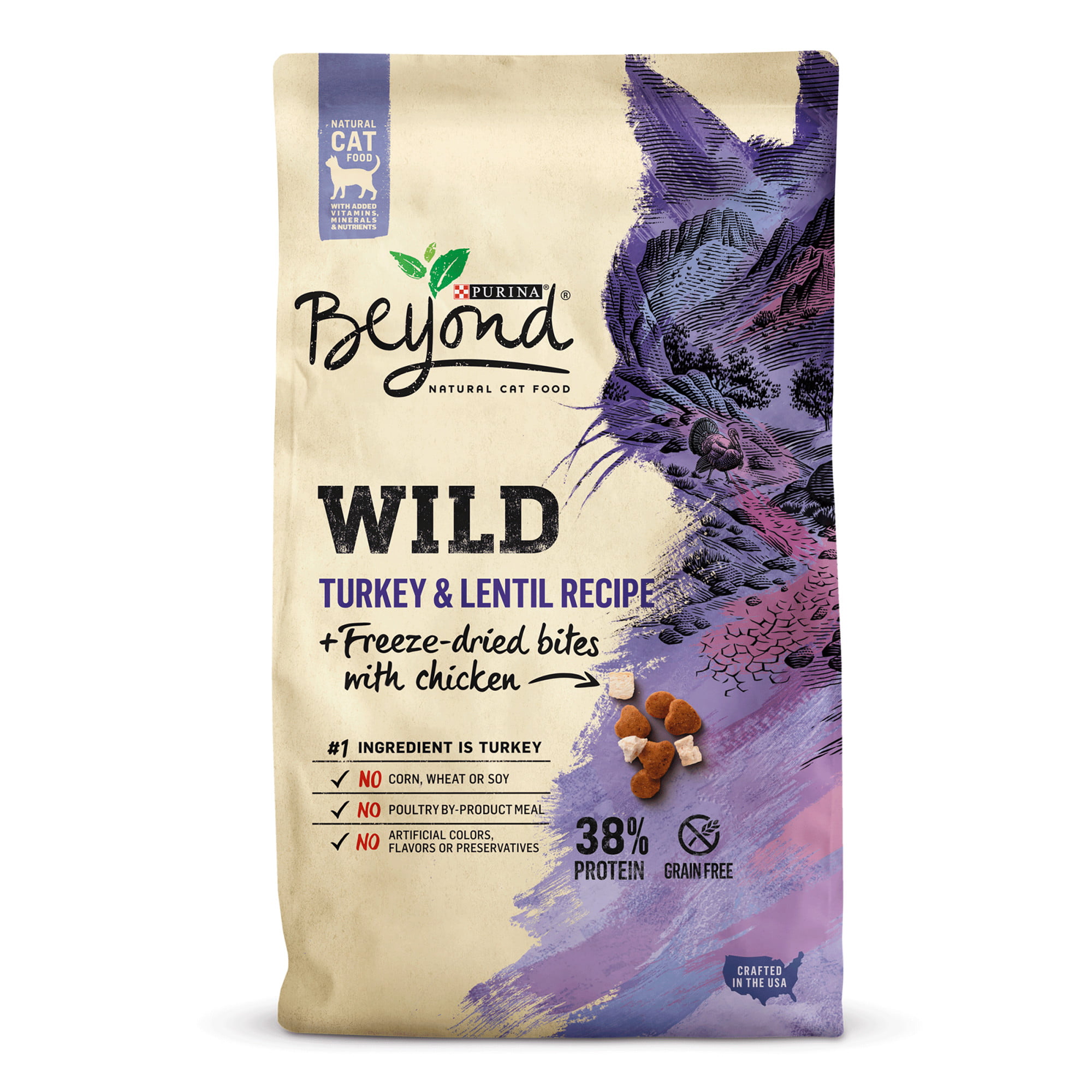 Purina Beyond Wild Turkey & Lentil Dry Cat Food, 5 lb