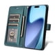 thumbnail image 5 of FOXDOCK Funda tipo Cartera para iPhone 17 Air – Cubierta de Cuero PU con Múltiples Ranuras, Bolsillo para Efectivo y Correa de Muñeca, 5 of 6
