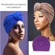 thumbnail image 5 of Turbante Nudo Interior Hijab Frente Estilo simple Estiramiento Plisado Sombrero universal Gorro Violeta sweethay, 5 of 6