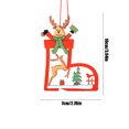 thumbnail image 3 of Ganfancp Árbol de Navidad de Madera Colgante Decoración de Navidad Decoración de Escena Colgante Decoración de Árbol de Navidad Varias Formas Disponibles 2Pcs Liquidación Ventas Hoy Ofertas Prime Col, 3 of 6