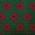 thumbnail image 3 of Simply Daisy Pine Colored Christmas Stars Christmas Soft Spun Polyester Decorative Throw Pillow, 18" x 18", 3 of 4