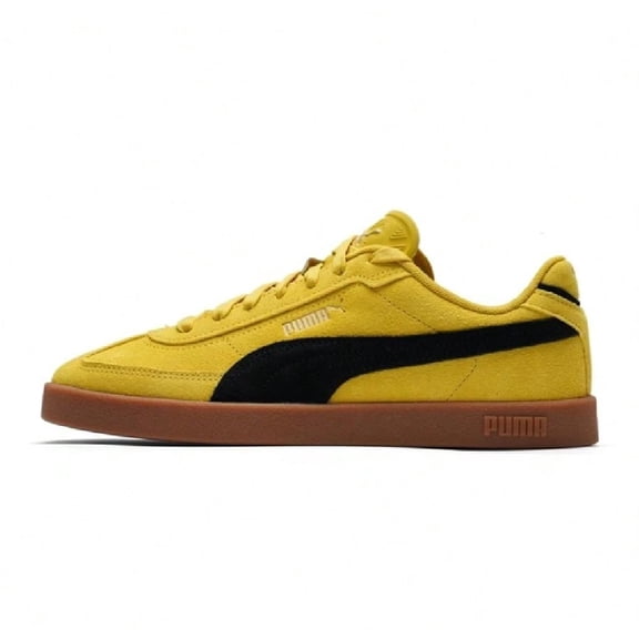 Men's Puma Club II Era Suede Dazzling Yellow-Puma Black (400717 29) - 10.5