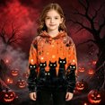thumbnail image 6 of WhouRiu Boys Girls Halloween Graphic Pullover Hoodies Kids Unisex Autumn Hooded Sweatshirt, 6 of 6