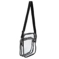 thumbnail image 3 of Bolso bandolera transparente de gran capacidad con ajuste de PVC, resistente a la suciedad y al agua., 3 of 14
