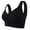 2# Black, variant on 2026 Daisy Bras for Older Women No Underwire Front Closure Comfort Senior Wireless Snap Closing Bra Complexion 54