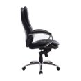 thumbnail image 3 of ViscoLogic Splendor Padded Seat and High Backrest Executive Home Office Desk Chair (Black), 3 of 5